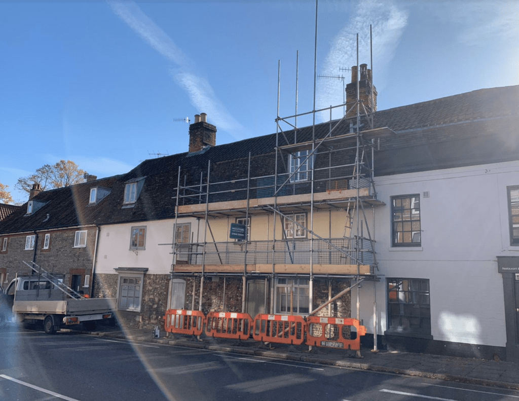 domestic scaffolding in Newmarket